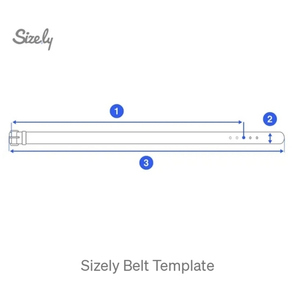 Vintage Leather Belt with Brass/ Brass-like Hardware - Picture 7 of 7